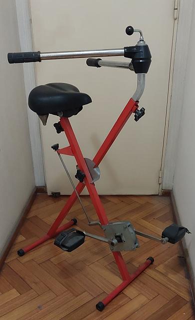 Bicicleta Fija Ejercicio Manubrio Remo