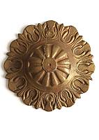 Aplique Luminaria Bronce Pulido Antiguo 004